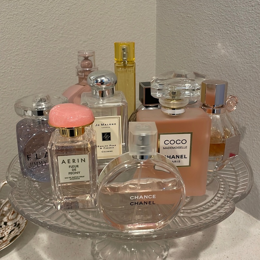 Collection of perfumes